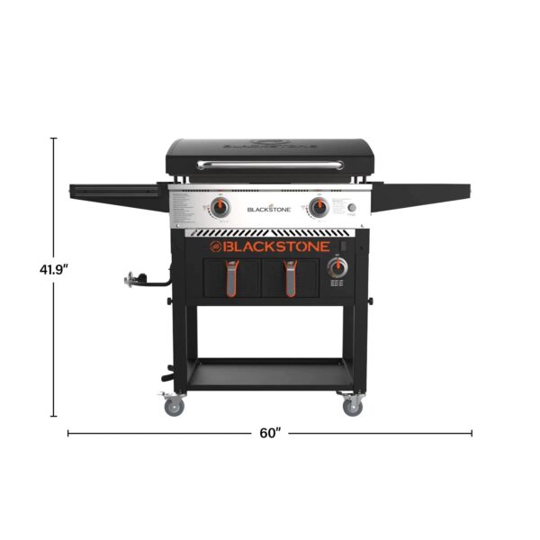 Clearance Sale Blackstone 2-Burner 28" Griddle with Electric Air Fryer and Hood