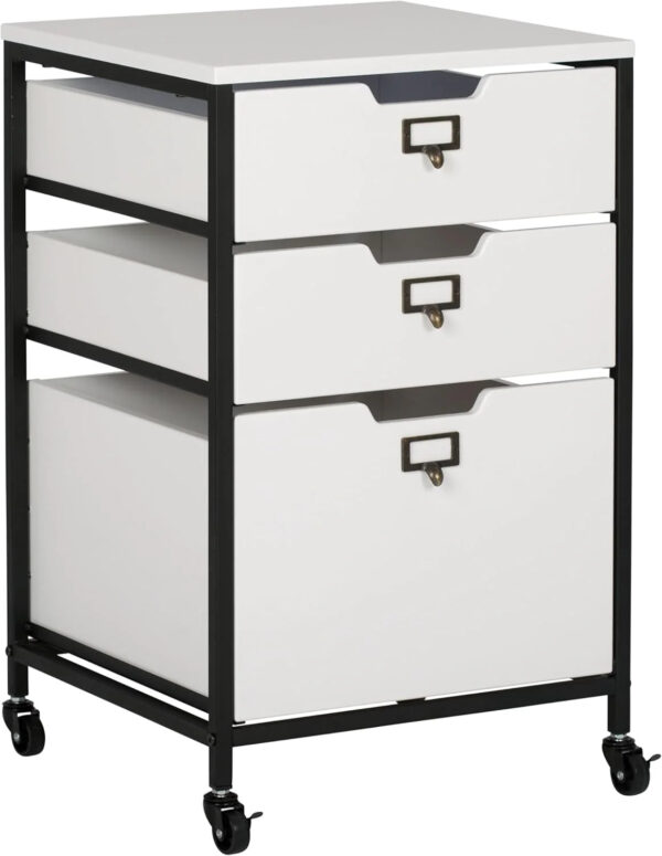 4-layer portable storage organizer box, suitable for bathrooms, kitchens, handicrafts, home offices or laundry rooms. The color is charcoal...