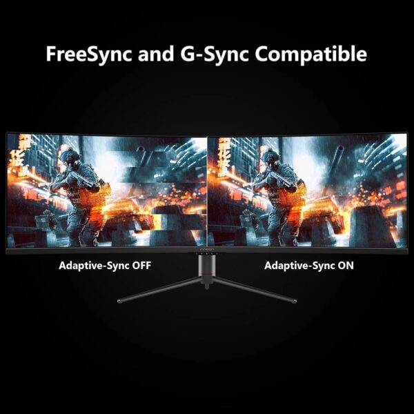 INNOCN 49" Curved Gaming Monitor, 144Hz, HDR400, USB-C, 49C1G