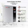 Electric Tankless Water Heater, 11kW at 240 Volt, On Demand Instant Hot Water Heater