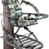 Summit Viper SD Climbing Treestand Lightweight Aluminum, Foam Padded Seat, 300 lbs Capacity, Includes Safety Harness