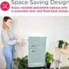 Frigidaire Retro Mini Fridge with Freezer & Side Bottle Opener-Small 2 Door Refrigerator for Office Bar or College Dorm Room-3.1 Cu Ft 19 "D x...