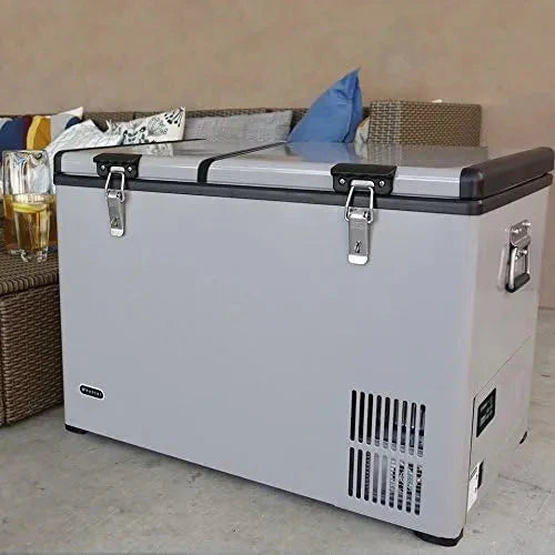 FM-65G 65 Quart Portable Refrigerator and Deep, AC 110V/ DC 12V, Real Chest Freezer for Car, Home, Camping, and RV with-8 F to 50 F Temperature...