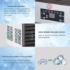 YUTGMasst Commercial Ice 110LBS/24H Stainless Steel Free-Standing Ice Machine Maker Air Cooling Ice