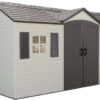 Lifetime 6446 Outdoor Storage Shed, 8 x 15 Foot, Desert Sand