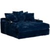 Nestle Chaise Lounge With Dual Cupholders And Charging Ports