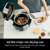 Ninja OL701 Foodi 14 in 1 SMART XL 8 Qt. Pressure Cooker Steam Fryer with SmartLid & Thermometer Auto Steam Release, that Air Fries, Proofs &...