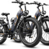 Thunder Electric Bike 1500W 30+MPH 80Miles Range Fat Tire Hydraulic Disc Brakes