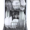 Portable Dishwasher, 18in Wide, 8 Place Settings Capacity, White