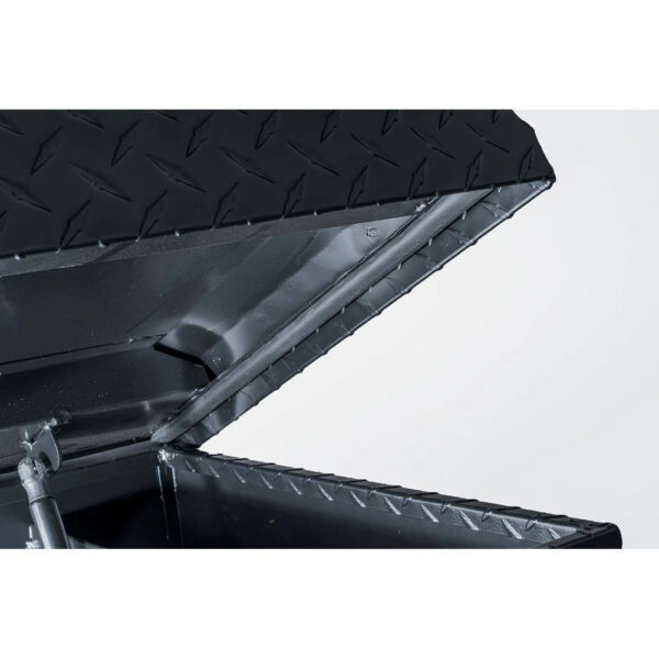 Husky 61.86 Matte Black Aluminum Low Profile Truck Box for Mid-Size Trucks