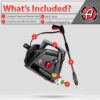 Electric Pressure Washer 2.0, Powerful 1.4 GPM 2000 PSI Car Pressure Washer Sprayer, Snub Nose & Tip Attachment, Use,Car Soap, Patio Boat RV...