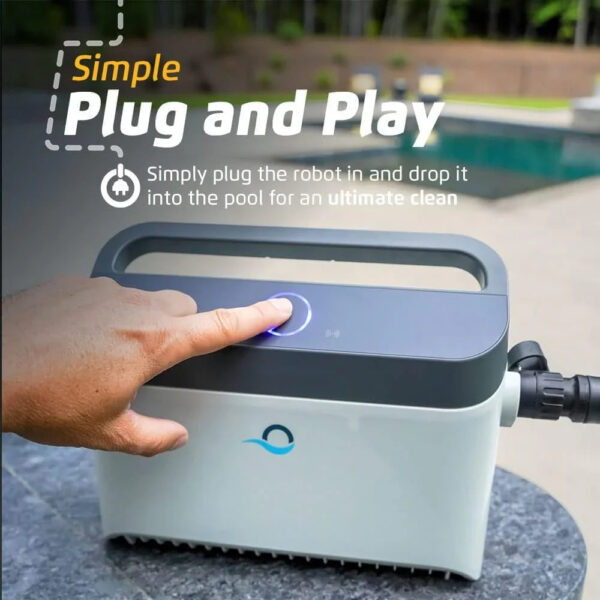 Dolphin Nautilus CC Plus Wi-Fi Automatic Robotic Pool Vacuum Cleaner, Always Cleaning, Never Charging, with Wall Climbing Scrubber Brush, Ideal...
