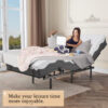 Adjustable Bed Frame -Wireless Remote -Memory Function -Adjustable Bed Base -Head and Foot Lift Incline -Zero Gravity -Quiet Motorfor Lying Down,...