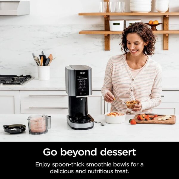 Ninja NC301 CREAMi Ice Cream Maker, for Gelato, Mix-ins, Milkshakes, Sorbet, Smoothie Bowls & More, 7 One-Touch Programs, with (2) Pint Containers...