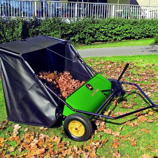John Deere 42 Tow-Behind Lawn Sweeper, 24 cu. ft. Capacity, Adjustable Brushes