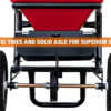 Walk Behind Push Spreader, 100lb Capacity, For Salt, Ice & Snow Melt, Included Grate & Cover With Enclosed Gearbox for Protection.