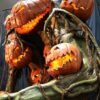 2025 Halloween Giant Pumpkin Monster and Child