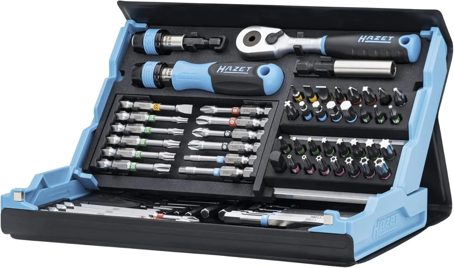 792f95bf8c778da96c85c5b4221556625a49d70d65558a1c96a2e7f28497dda6 Smart Tool Kit 2200SC-31 I 73-piece set, drive: hexagon 6.3 (1/4 inch), capable of accommodating the maximum number of tools in the smallest space...