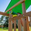 Backyard Discovery Mount Mckinley Cedar Wood Swing Set with Wave Slide, Play Deck, Double Rock Wall, Rope Ladder, Web Swing, Belt Swings, Toy...