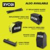 Ryobi 40V HP Brushless 21-in Self-Propelled AWD Lawn Mower Whisper Series Includes (2) 6.0Ah Batteries and Charger