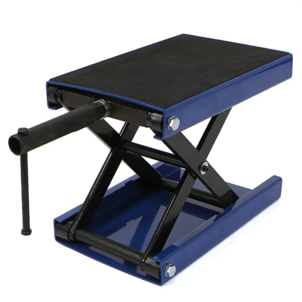 Heavy Duty Motorcycle Jack Center Scissor Lift 1100lbs Dolly Table