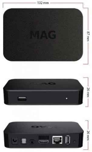 IPTV Box + in Built WiFi + HDMI Cable + Remote + Power Adapter