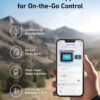 Portable Power Station, 1800W (2400W Peak) Solar Generator, 58 Minutes to Fully Charge, 1056wh LiFePO4 Battery,