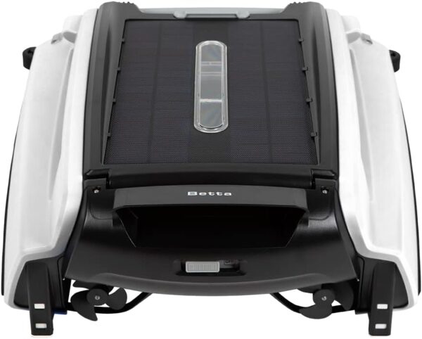 Betta SE Solar Powered Automatic Robotic Pool Surface Skimmer Cleaner with 30-Hour Continuous Cleaning Battery Power and Re-Engineered Twin Salt...