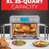 Emeril Lagasse Dual Zone 360 Air Fryer Oven Combo with French Door, 25 QT Extra Large, Cook Two Foods in Different Ways, Up to 60% Faster from...