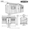 15 ft. x 8 ft. Double Door Storage Shed - Wayfair