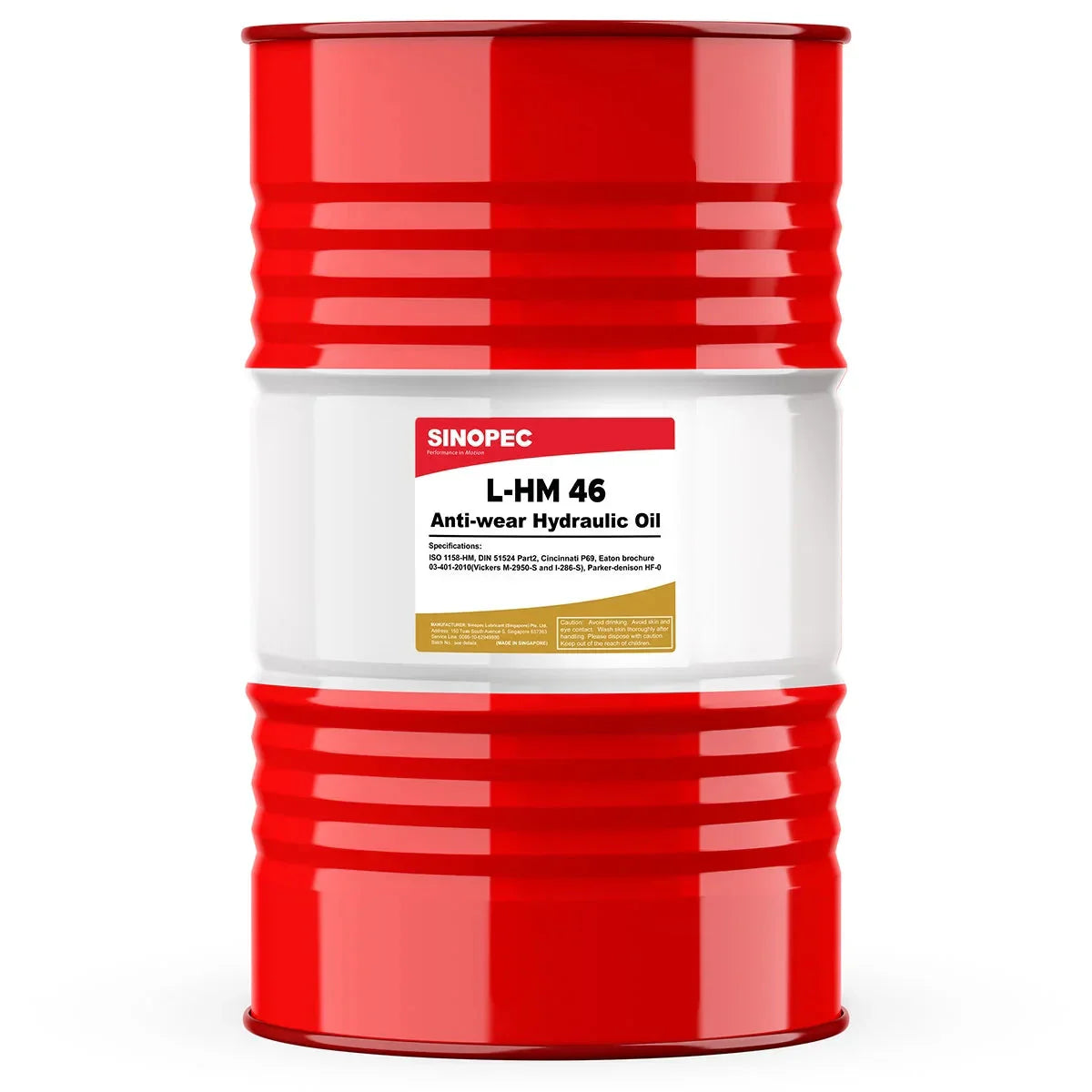 7e68f589e8ba298653d5893c61a2c35b5bf3bd20b15b8f359cded4782db53667 AW 46 Premium Anti-wear Hydraulic Oil Fluid - 55 Gallon Drum (200L - 52.83 GAL)
