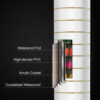 Large-capacity multi-layer rotating disinfection shoe cabinet [with mirror + deodorizer]