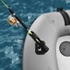 Inflatable Boat | Yacht Dinghy Tender Raft | Multi Person Fishing Boat | Aluminum Floor Oars | Fishing Rod Holders | Heavy-Duty PVC | 2024 Model |