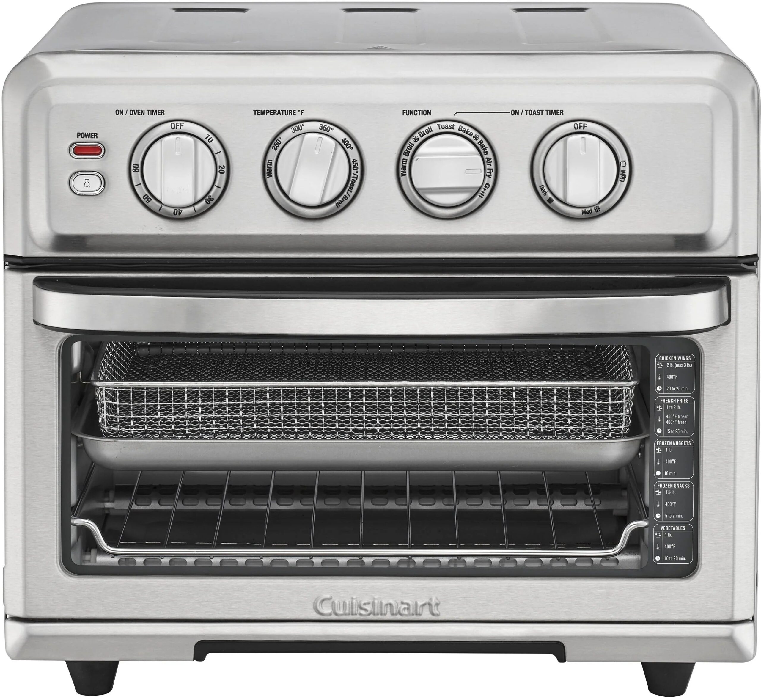 Cuisinart Air Fryer Toaster Oven with Grill Stainless Steel