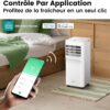 COMFEE' Climatiseur Mobile 9000 BTU/h 2,6kW