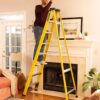 Louisville Ladder 8' Fiberglass Step Ladder, 12' Reach, 250 lbs Load Capacity, W-3118-08