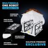 Dolphin Premier Robotic Pool Cleaner (2025 Model) with Multimedia, Oversized Leaf Bag, Standard & Ultrafine Filters, Weekly Timer, Waterline...