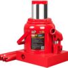 BIG RED 50 Ton Low Profile Hydraulic Bottle Jack Welded Construction for Automotive & Heavy Lifting