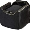 Dog Car Seat: Lookout I Dog Booster Car Seat for Dogs Small 5-15 lbs, Size: Small, Fabric: Black Diamond, Pet Car Seat to Alleviate Car Sickness...