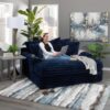 Nestle Chaise Lounge With Dual Cupholders And Charging Ports