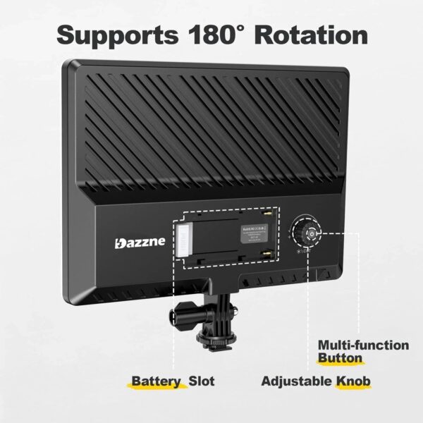 D50 LED Video Light Panel Lights 15.4", 2 Packs 45W 3000K-8000K Bi-Color Dimmable Photography Lighting, CRI 96+ Videography Lighting for Video...
