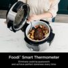Ninja OL701 Foodi 14 in 1 SMART XL 8 Qt. Pressure Cooker Steam Fryer with SmartLid & Thermometer Auto Steam Release, that Air Fries, Proofs &...