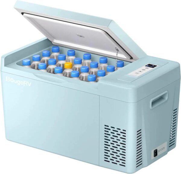 12 Volt Refrigerator 12V Car Fridge 23 Quart Portable Freezer Compressor Cooler 12/24V DC 110~240 Volt AC for Truck Van RV Camper SUV Travel...