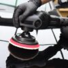18V Cordless Car Polisher, 15mm Orbit 2000-4800 OPM Portable Buffer Polisher with 7 Variable Speed 2Pcs 4.0Ah Battery, 6 Sponge Pads,2 Wool Pad,...