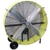 K Tool International 42 Belt Drive Drum Fan; Industrial, Garage, Shop, High Speed 2-Speed, Durable, Cut-Off Protection, Easy Mobility Rubber...