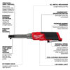 2568-20-2569-20 M12 FUEL 12V Lithium-Ion 1/4 in. Extended Reach High Speed Ratchet w/3/8 in. Extended Reach High Speed Cordless Ratchet