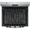 Frigidaire 30 in. 5 Burner Freestanding Gas Range in Stainless Steel FCRG3052AS