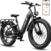 Thunder Electric Bike 1500W 30+MPH 80Miles Range Fat Tire Hydraulic Disc Brakes