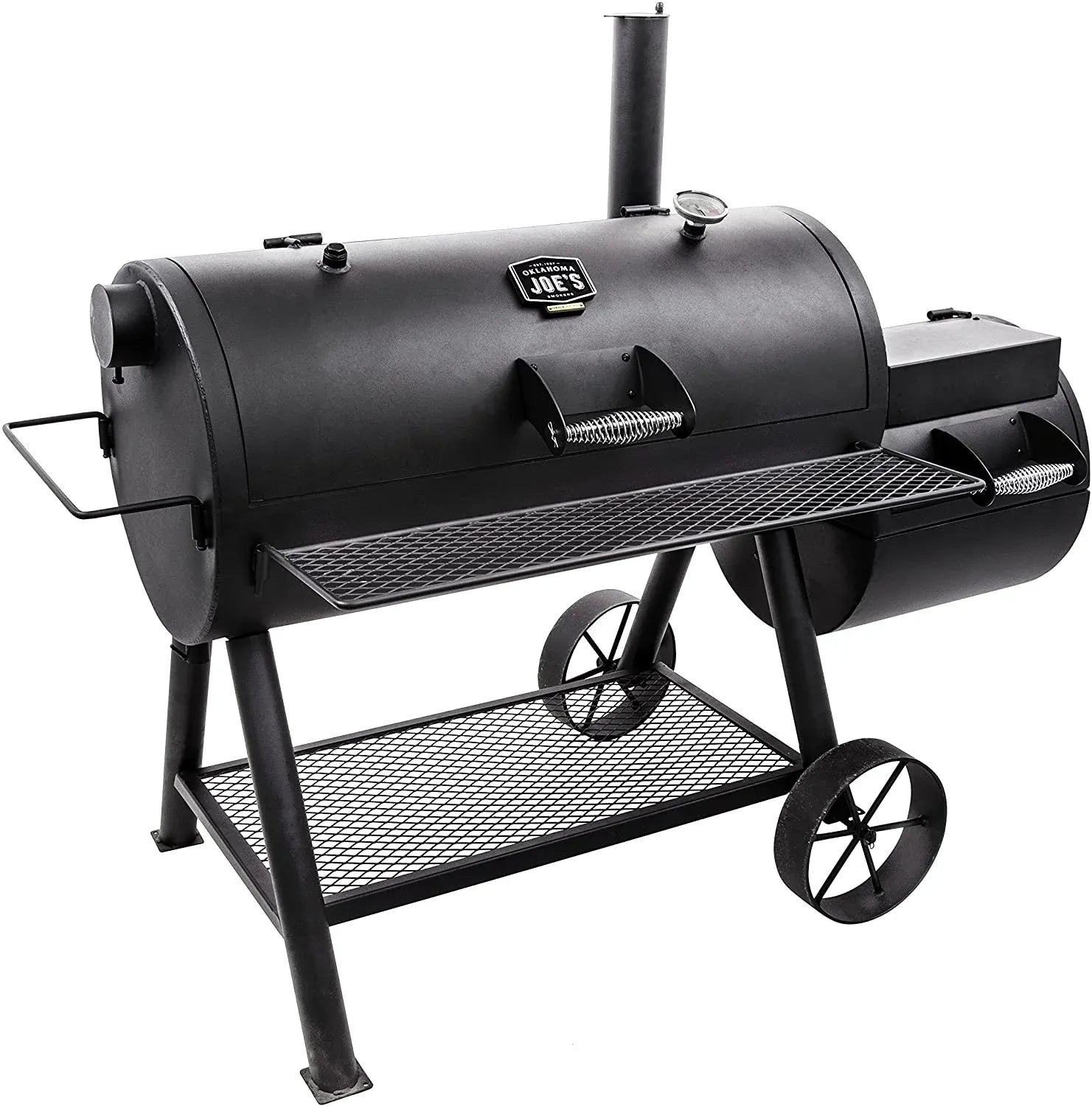 88c953a23b8273fd052c8f427de69730603d835e061f92d0bfffbea5eeb1393c Oklahoma Joe s Longhorn Reverse Flow Smoker