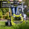 Ryobi 40V HP Brushless 21-in Self-Propelled AWD Lawn Mower Whisper Series Includes (2) 6.0Ah Batteries and Charger